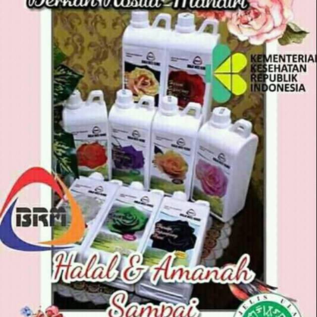 Pelicin pakaian, pewangi pakaian, pewangi lantai, sabun cuci piring