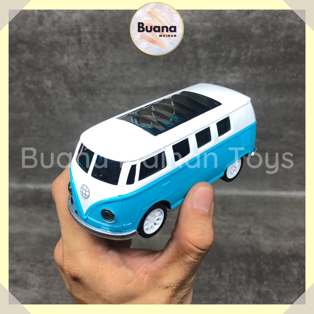 DIECAST MODEL WORLD VOLK WAGEN BUS 1:32 MAINAN ANAK MOBIL MOBILAN ANAK VW KOMBI KALSIK CLASSIC