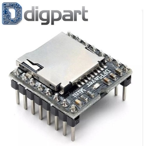 DFPlayer Mini MP3 Player Module MP3 Voice Decode Board For Arduino - IC 16 Pin