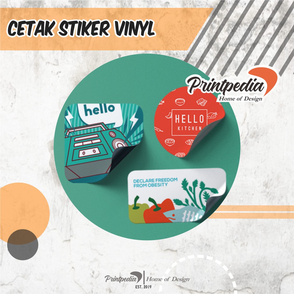

CETAK STIKER VINYL KOTAK FREE POTONG