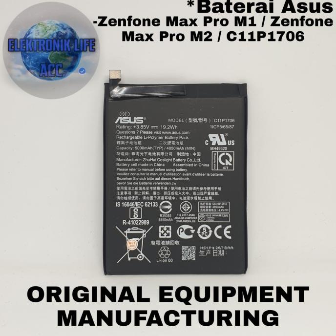 [COD] Baterai Original Asus Zenfone Max pro M1 Asus Zenfone Max pro M2 Batre MURAH Kode 486