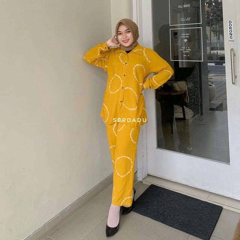 (BISA COD) SETCEL CINCIN RAYON PREMIUM LD 110/ SETELAN PAJAMAS JUMBO