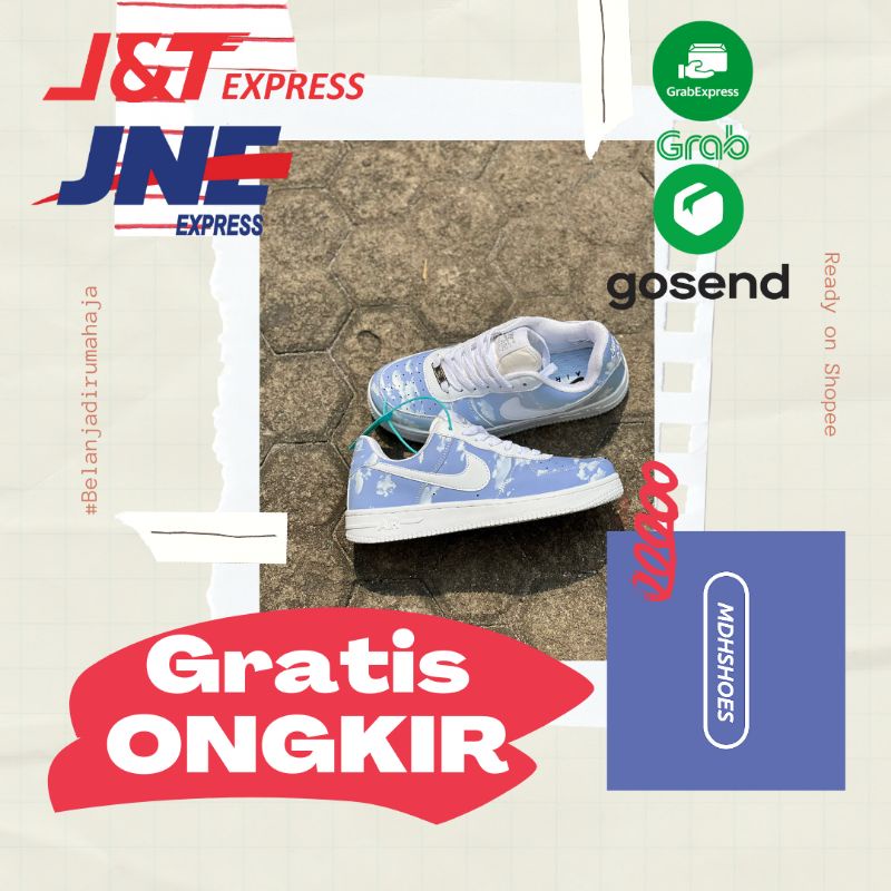 NIKE AIR FORCE ONE LOW "CHANGED COLOUR UV" (GRATIS BOX)