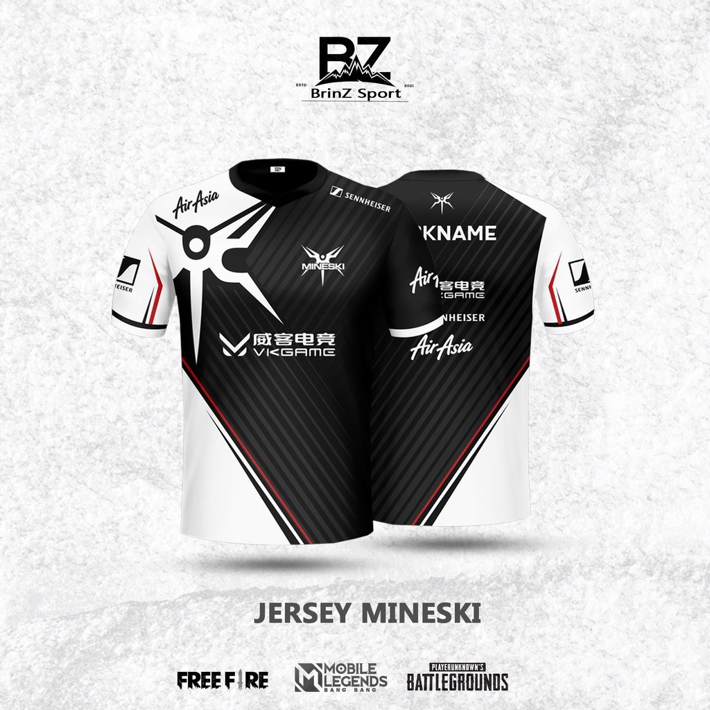 JERSEY MINESKI ESPORT TERBARU GAME DOTA2 FREE NICKNAME