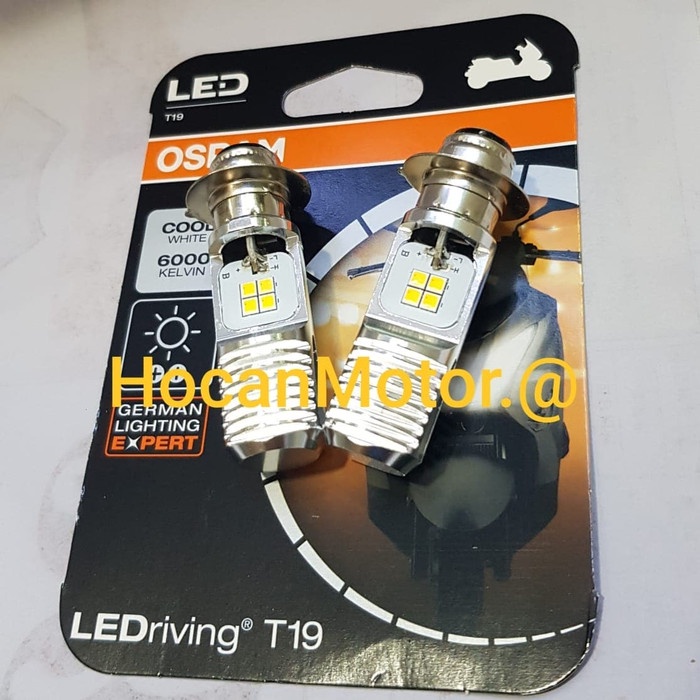 MOTOR-LAMPU- BOHLAM LAMPU DEPAN OSRAM LED PUTIH VARIO 125 OLD SUPRA X 125 VARIO 110 -LAMPU-MOTOR.