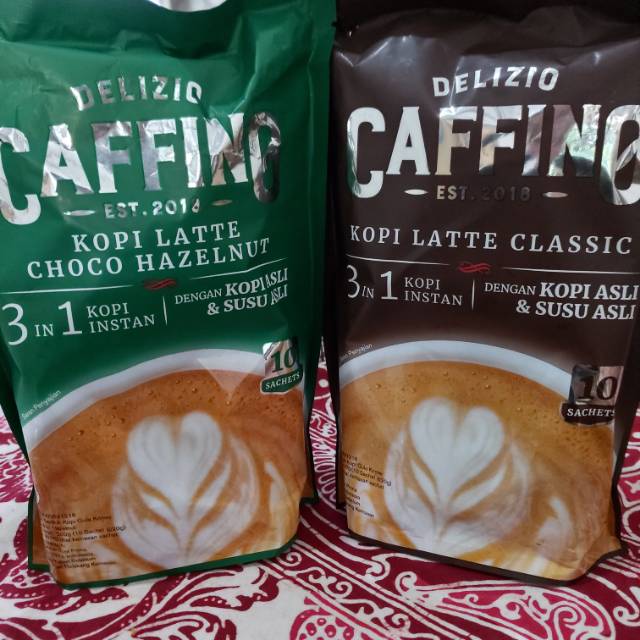 

Kopi delizio caffino 3 in 1 (kopi susu latte instant) 10's