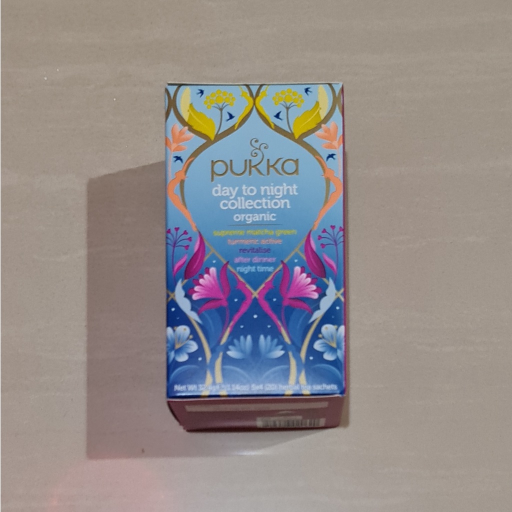 Pukka Herbs Tea Day to Night Five Organic Herbal Teas 20 x 1.62 Gram