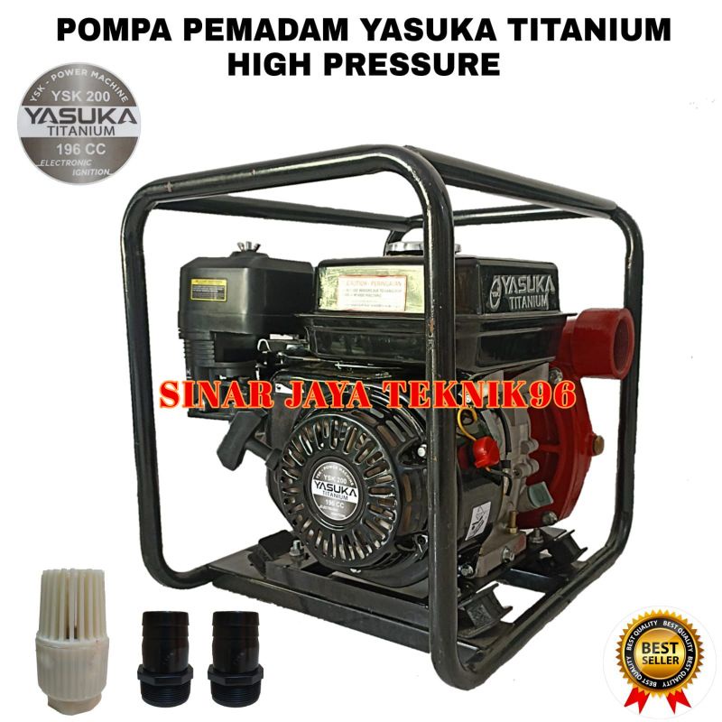 Alkon Pompa Pemadam Yasuka Titanium | Tekanan Tinggi UK 2Inch