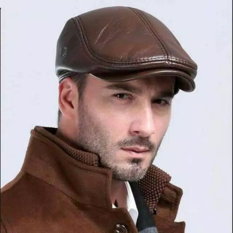 Topi Pet Kulit | Topi Copet Pria