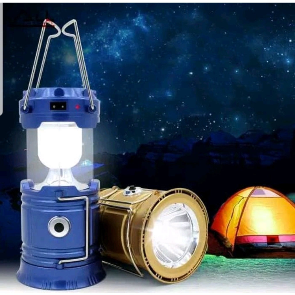 LAMPU TENDA GANTUNG PLUS LAMPU DISCO // LAMPU USB CHARGE CAMPING LAMP - BD