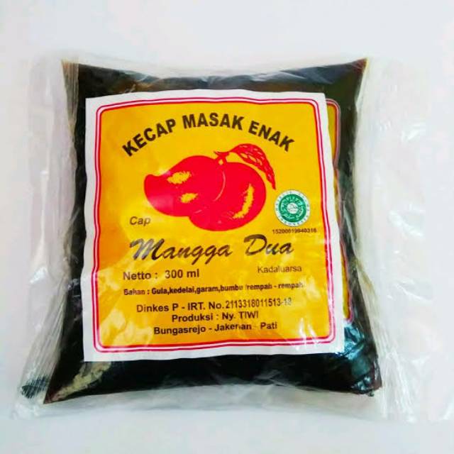 

Kecap Manis Cap Mangga Khas Juwana kemasan 600ml / 1kg / Kecap Kedelai Hitam / Ketchup
