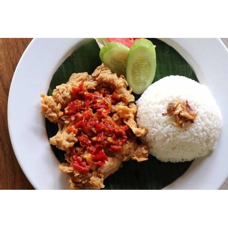 ayam geprek nasi uduk 25 porsi
