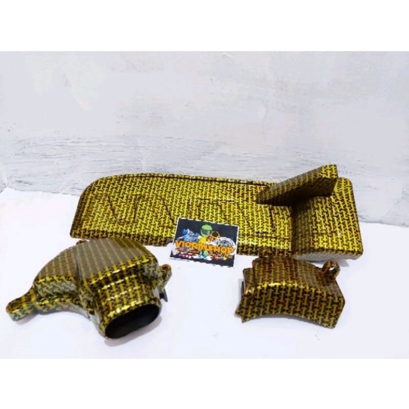 LIMITED Cover Tutup CVT Nouvo Mx Nouvo Lele Carbon Gold