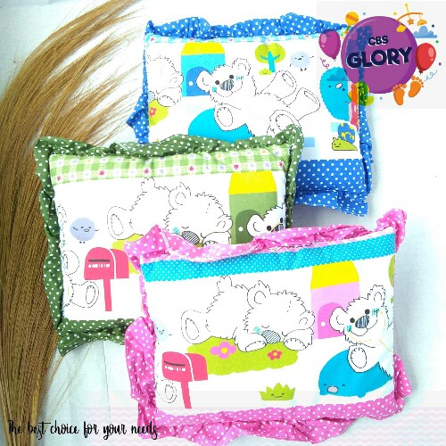 Bantal Bayi Medium/Bantal Bayi Lucu/Karakter Anak/Baby Pillow/Uk 26x35