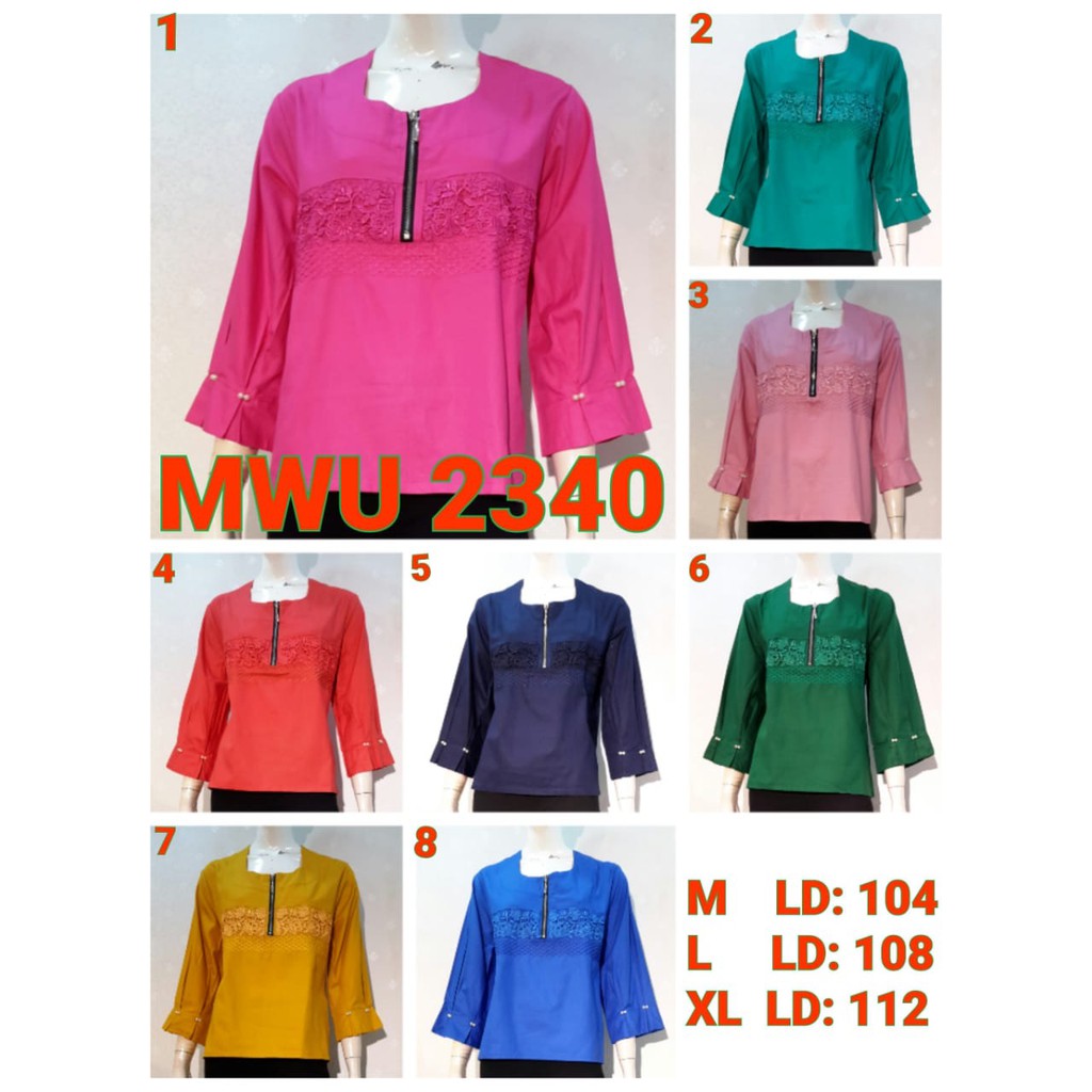 [MWU 2340] Blus/Blouse/Baju/Dress Murah
