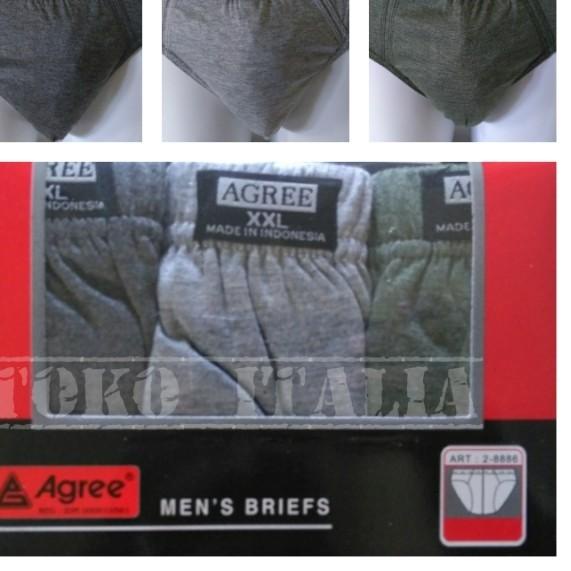 Celana Dalam Pria Big Size Agree XXL isi 3 pcs