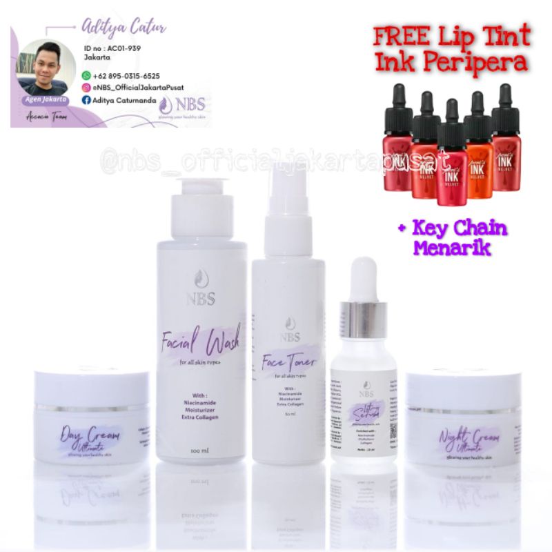 SKINCARE NBS ULTIMATE + LIFTING SERUM SKINCARE Aman BPOM/ Perwatan Wajah