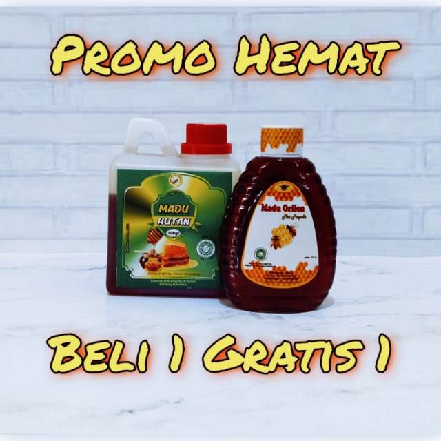 

BELI 1 GRATIS 1 Madu Hutan 500gr ArRoudhoh