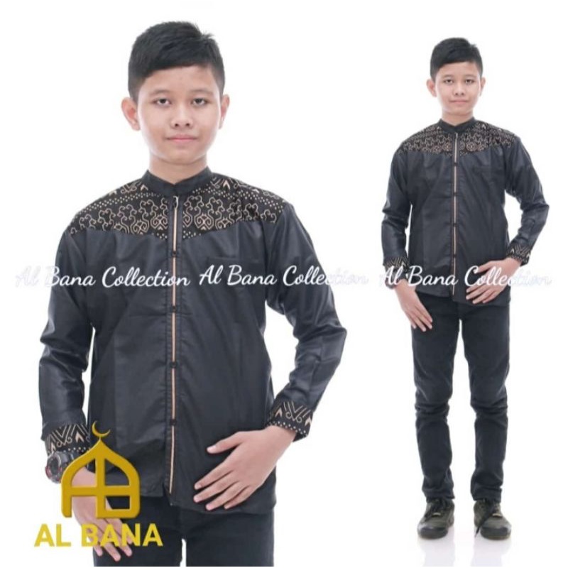 Baju anak/Koko Anak/Kemaja Anak/Batik Anak pria usia 6-15 tahun Original ALBANA