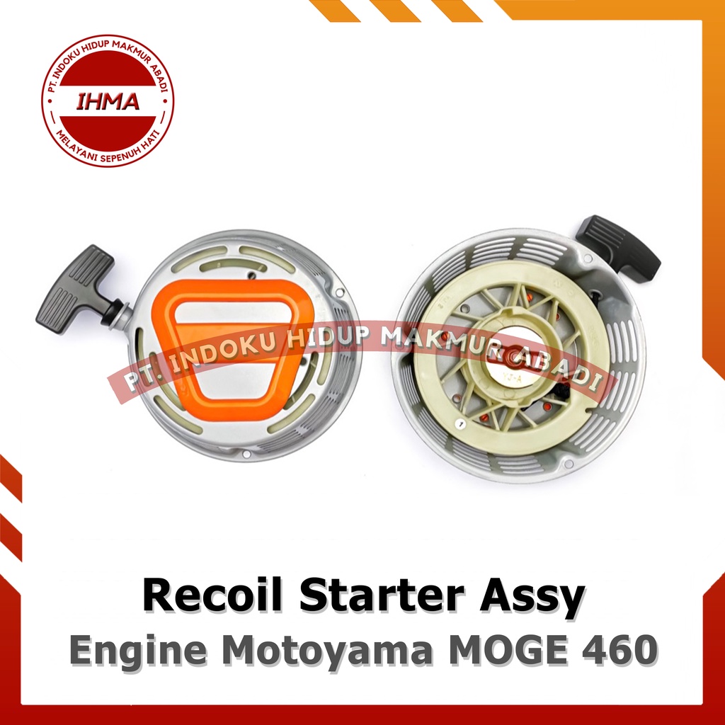 Recoil Starter Assy / Tarikan Engkol Engine Motoyama MOGE 460