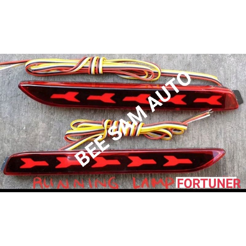 LAMPU REFLEKTOR RUNNING SEIN FORTUNER 2012 - 2014