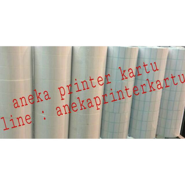 Label / sticker barcode, 3,3mm x 1,5mm, 3 line, 1rol isi 10rb pcs/mata