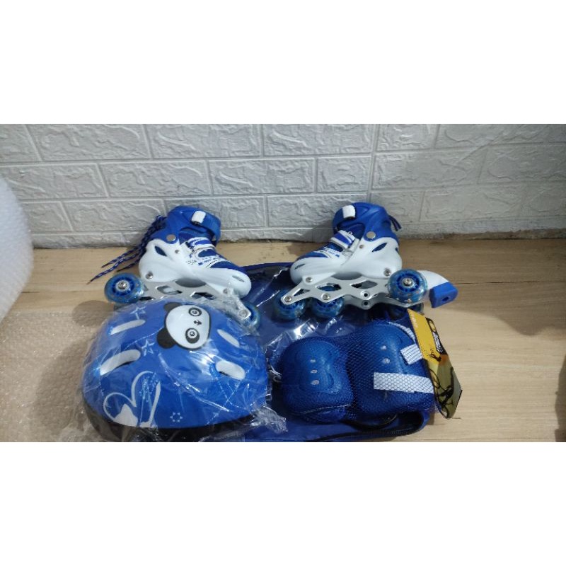 Promo // Fullset Sepatu Roda Anak / inline skate (bisa BAJAJ komplit with DEKKER)