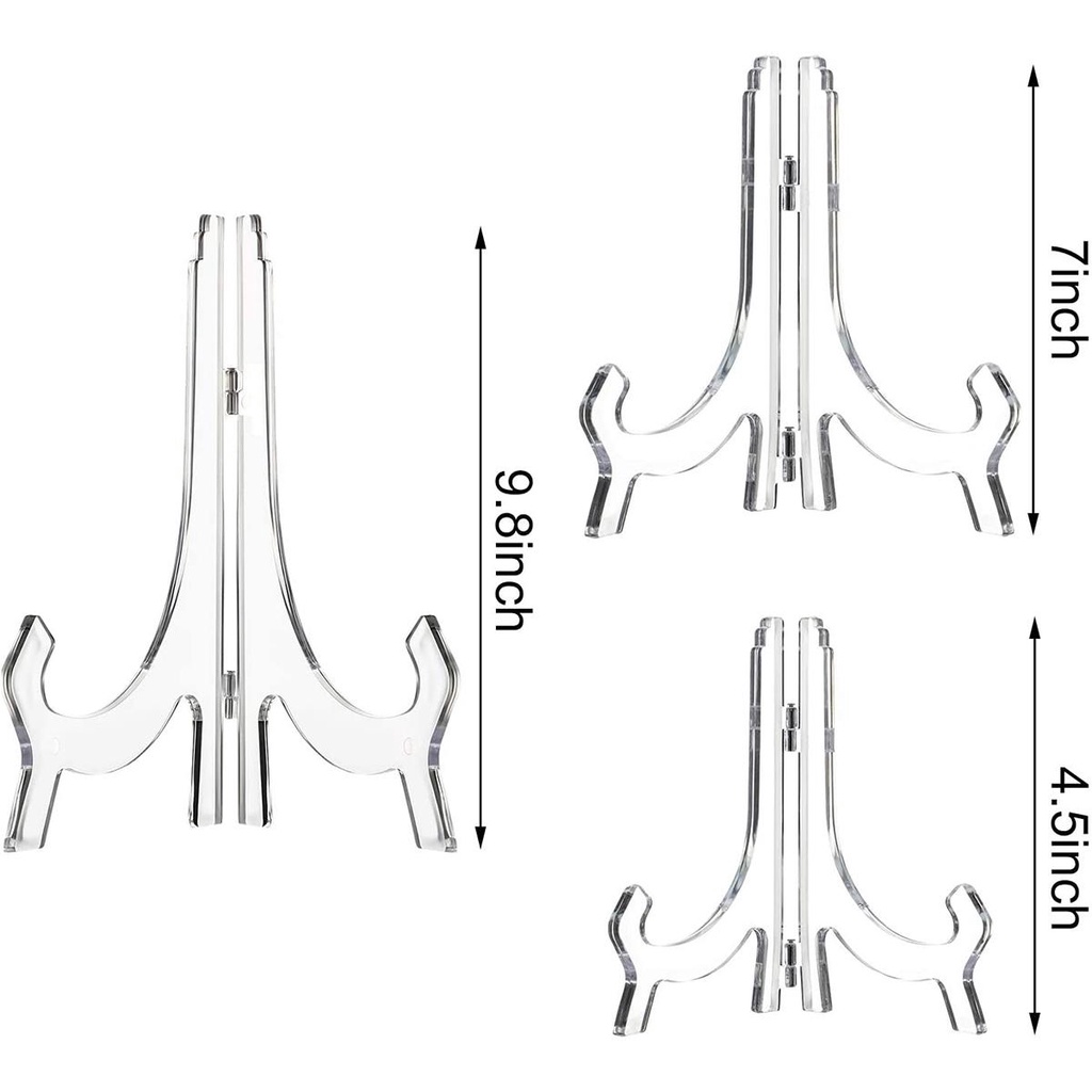 Lanfy Display Stand Multifungsi Bracket Gambar Acrylic Dekorasi Bingkai Foto Stand