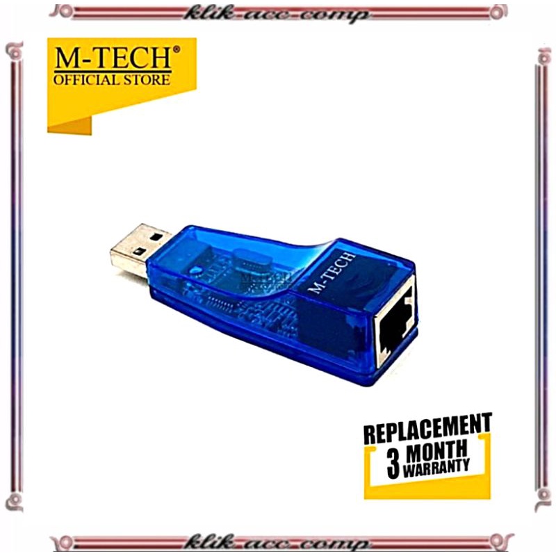 USB To LAN Adapter / Usb to RJ45 M tech biru