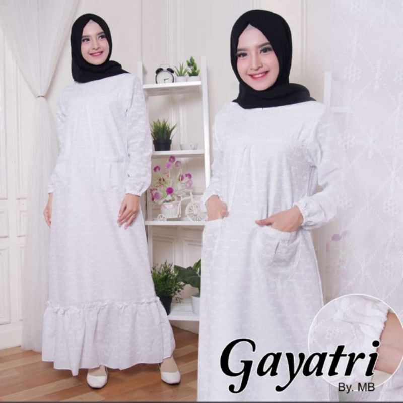 [SHAESY] GAMIS IHROM REMPEL KANTONG DEPAN// GAMIS IHROM WANITA// GAMIS IHROM HAJI DAN UMROH// GAMIS 