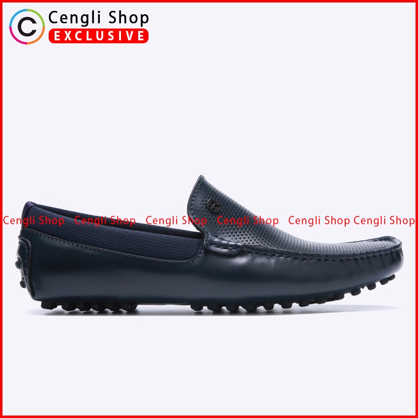 SEPATU LOAFER EVERBEST PRIA ORIGINAL PANSUS BRANDED BIRU NAVY EM46