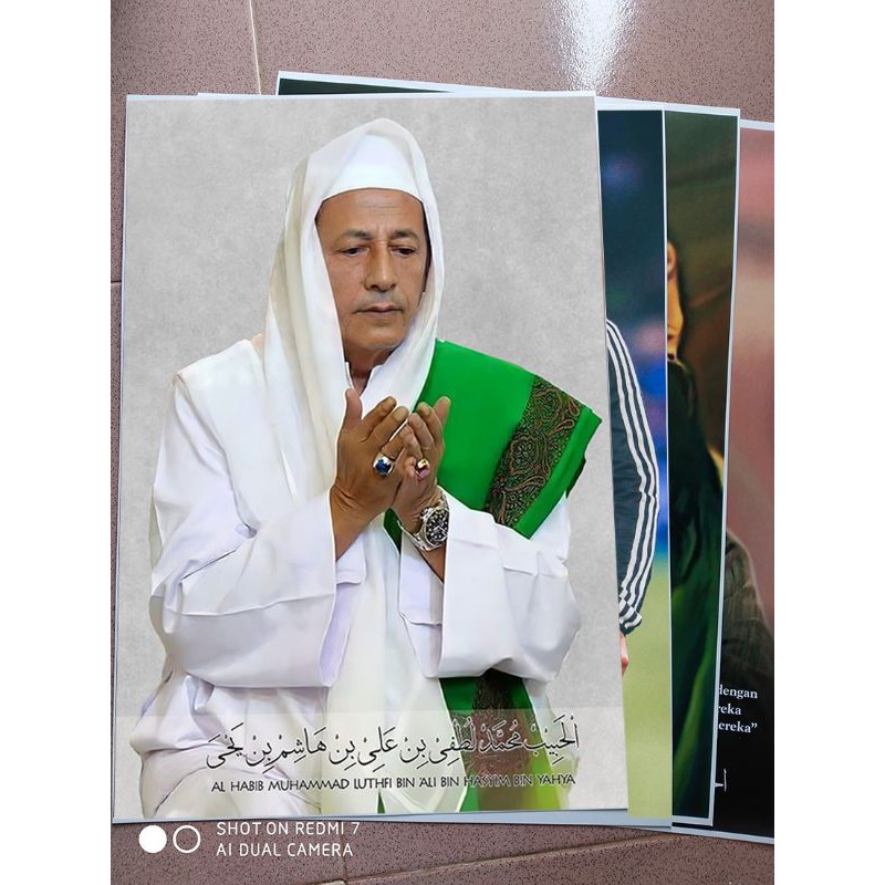 poster habib luthfi bin ali bin Hasyim bin yahya