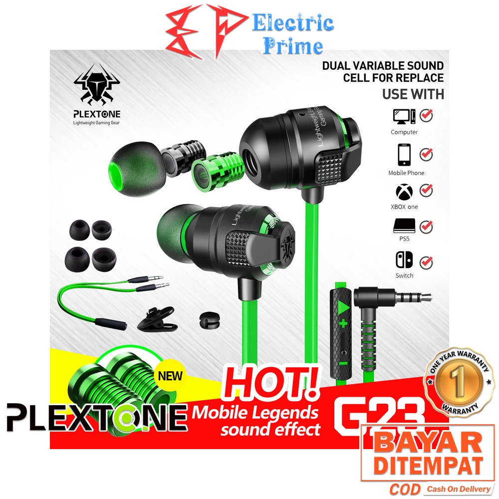 PLEXTONE G23 Earphone Gaming Mobile Legend Game Headset PUBG For Computer Phone XBOX PS5 Switch