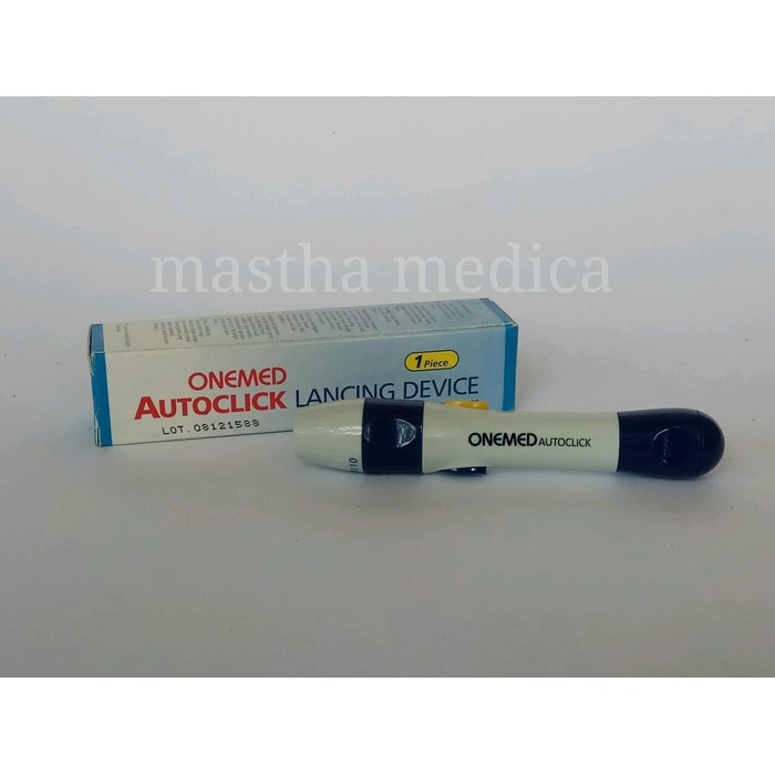 Pen Lancet / Pena / Pen Jarum AutoClick Lancing Device Onemed