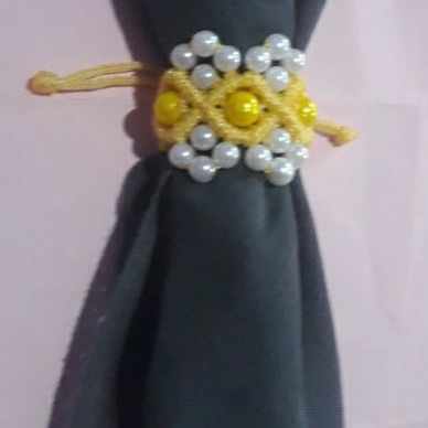 Ring Hijab Kolong Jilbab Mutiara Talikur Macram  Aksesoris Hijab Fashion Muslim Bros Kerudung Segi E