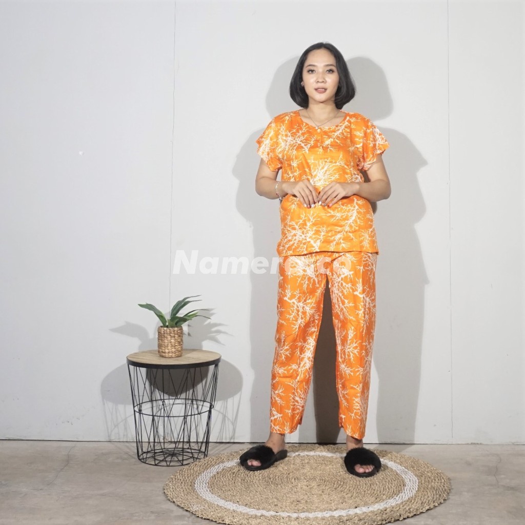 Setelan Baju Tidur Piyama Wanita Set Tie Dye CP Dewasa