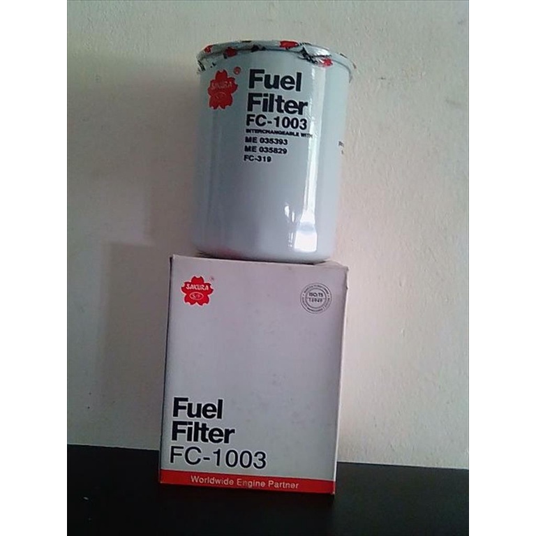 Filter Solar ATAS/ Fuel Filter/ Saringan Bahan Bakar Colt Diesel/ Fuso Fighter 190PS Merk Sakura (FC-1003 / ME035829)
