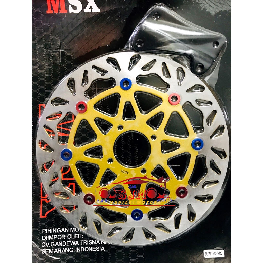 PIRINGAN DEPAN MX NEW MX LAMA-JUPITER ZZ JUPITER Z1-VEGA R NEW-VEGA ZR DISK CAKRAM BESAR PLUS BREKET 300MM