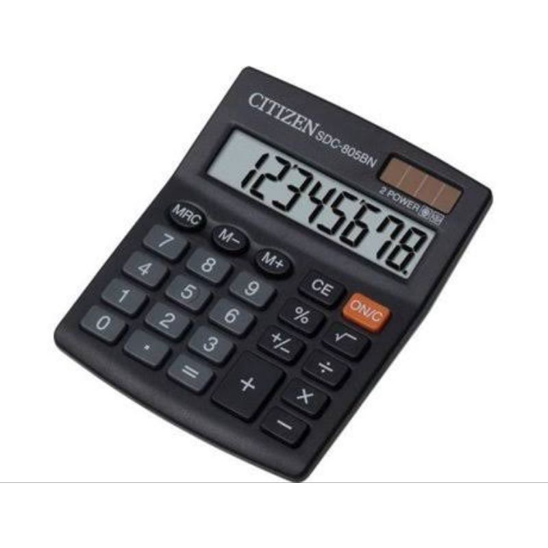 

CITIZEN KALKULATOR SDC 805 BN TWO WAY POWER