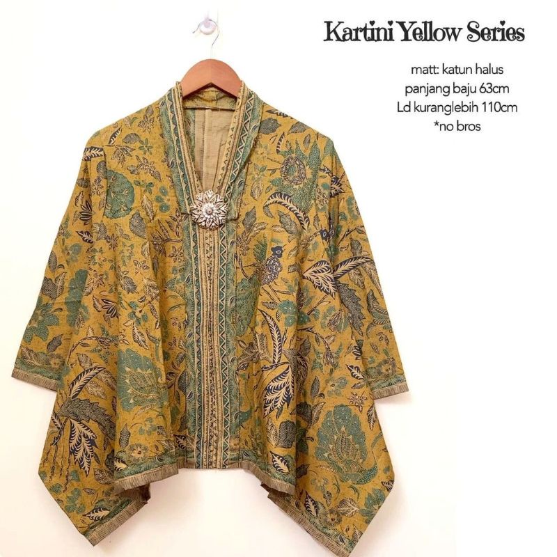 Blouse Batik Kartini Yellow-Gold Series