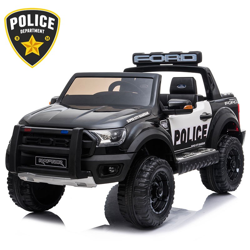Mainan Mobil Aki Anak Ford Raptor Ranger Police Lisensi