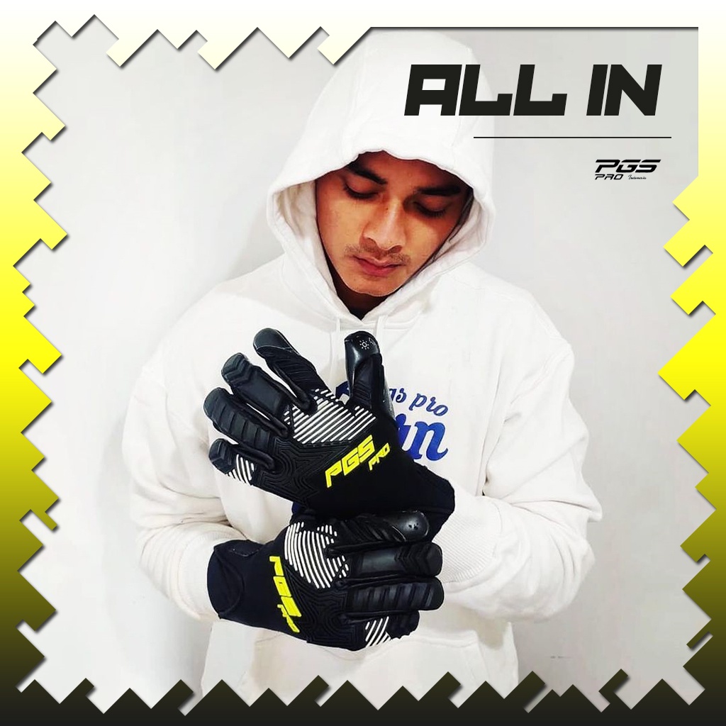 SARUNG TANGAN GLOVE SEPAK BOLA KIPER DEWASA PGS PRO ALL IN SERIES ORIGINAL 2022