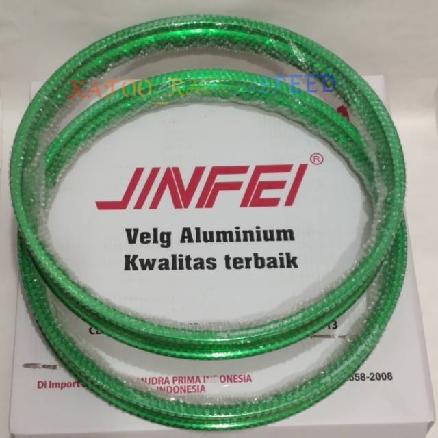 VELG JINFEI 140-140 RING 17 SET HIJAU