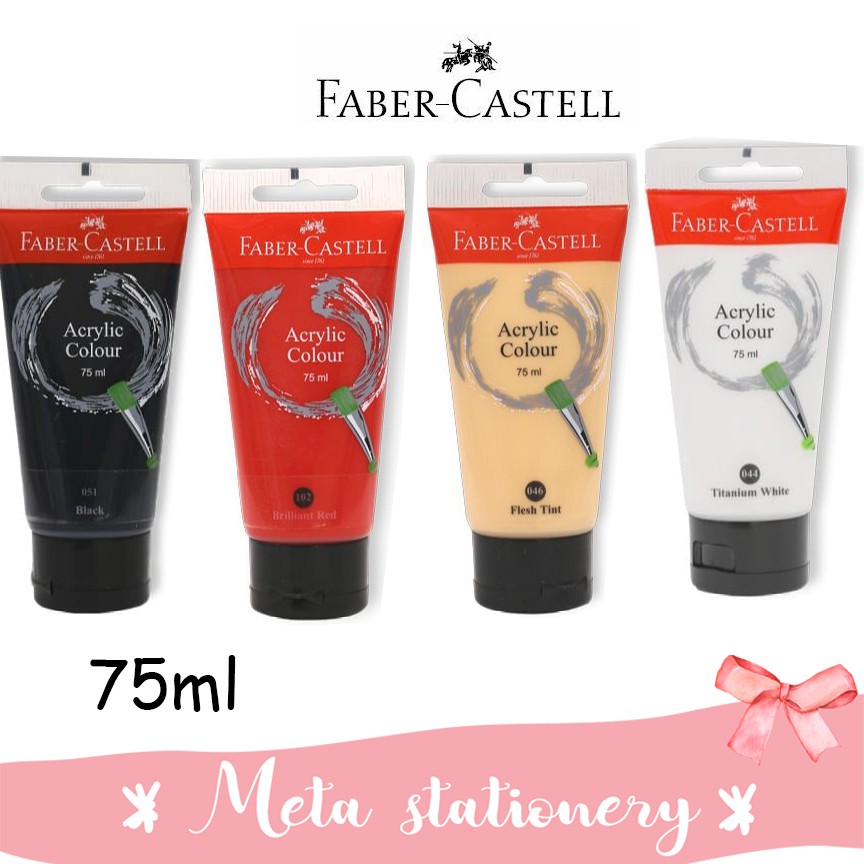  Cat  Acrylic Faber  Castell  75ml Shopee Indonesia