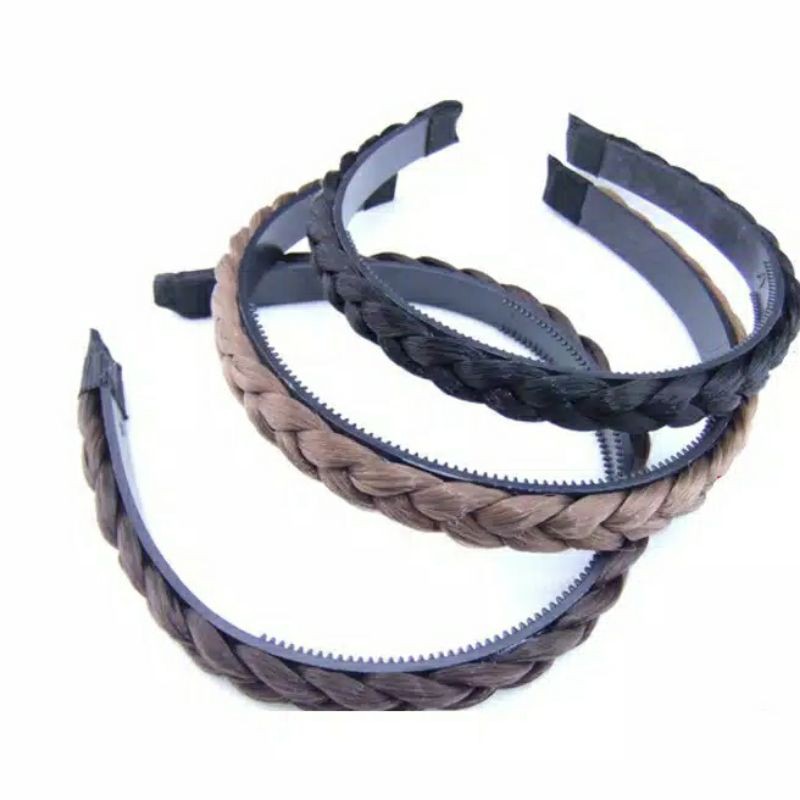 hairclip bando rambut kepang murah 1pcs