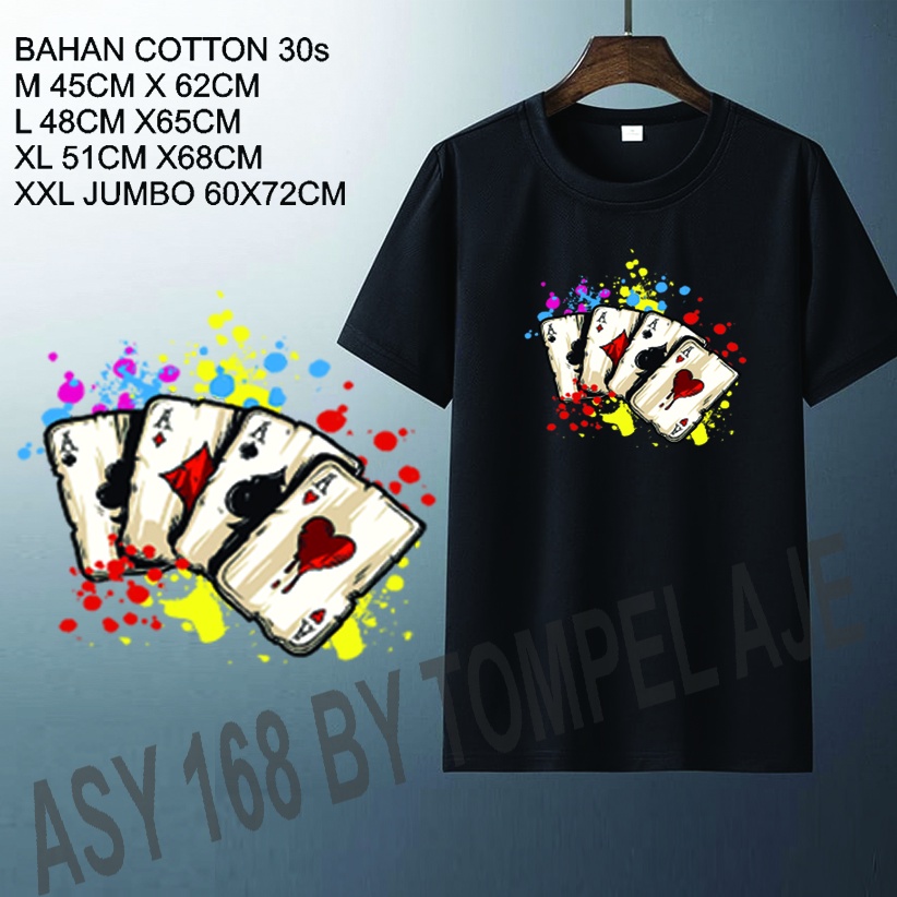ASY KAOS PRIA II KAOS DISTRO SABLON DIGITAL BERKUALITAS BISA UNISEX 130