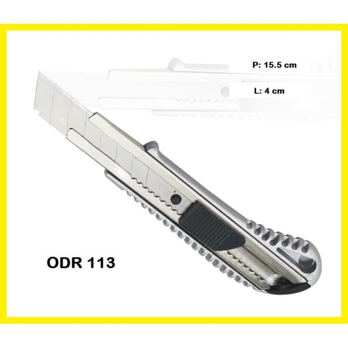 

Dijual Pisau Cutter Ukuran Besar 16Mm Alat Pemotong Kertas Mata Potong Kater Hot Sale