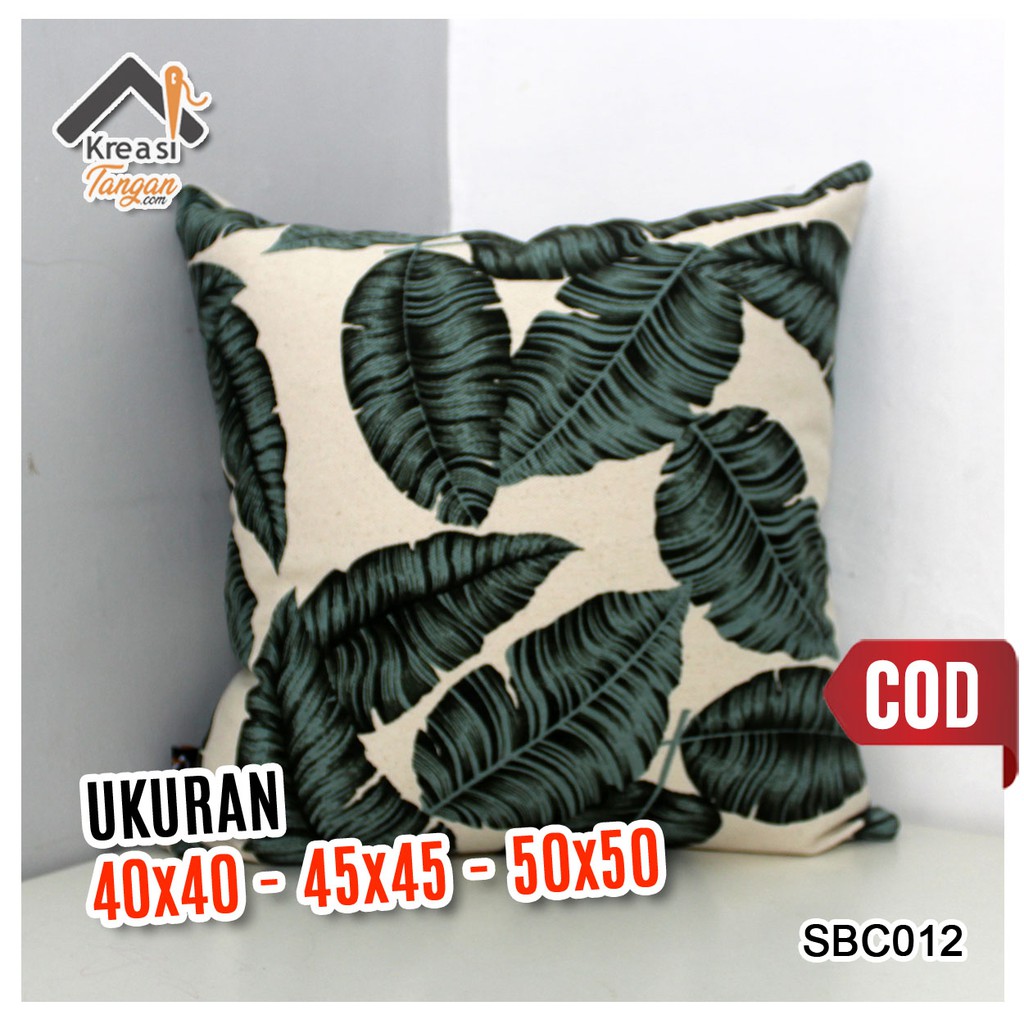 SARUNG BANTAL SOFA CANVAS 40x40, 45x45, 50x50 SBC012