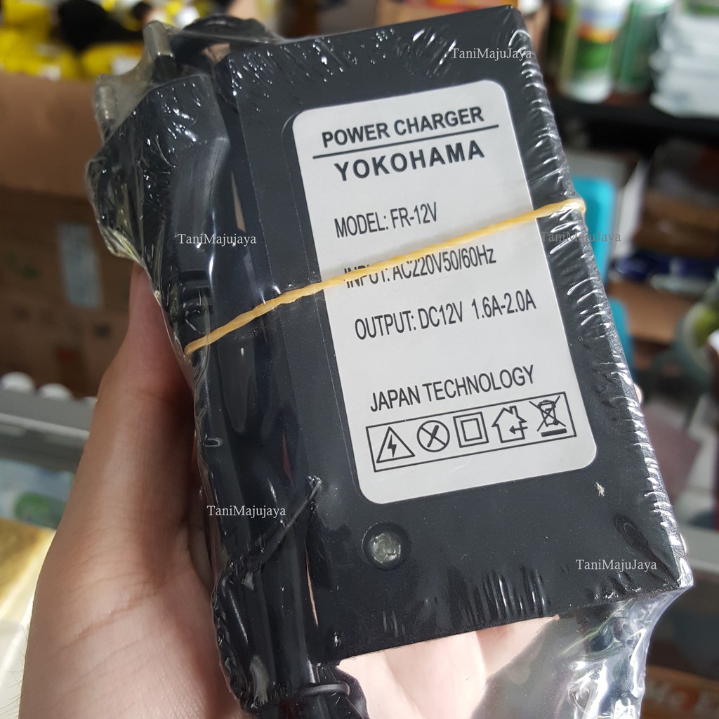 Charger Tangki Sprayer Elektrik Aki 12V Yokohama