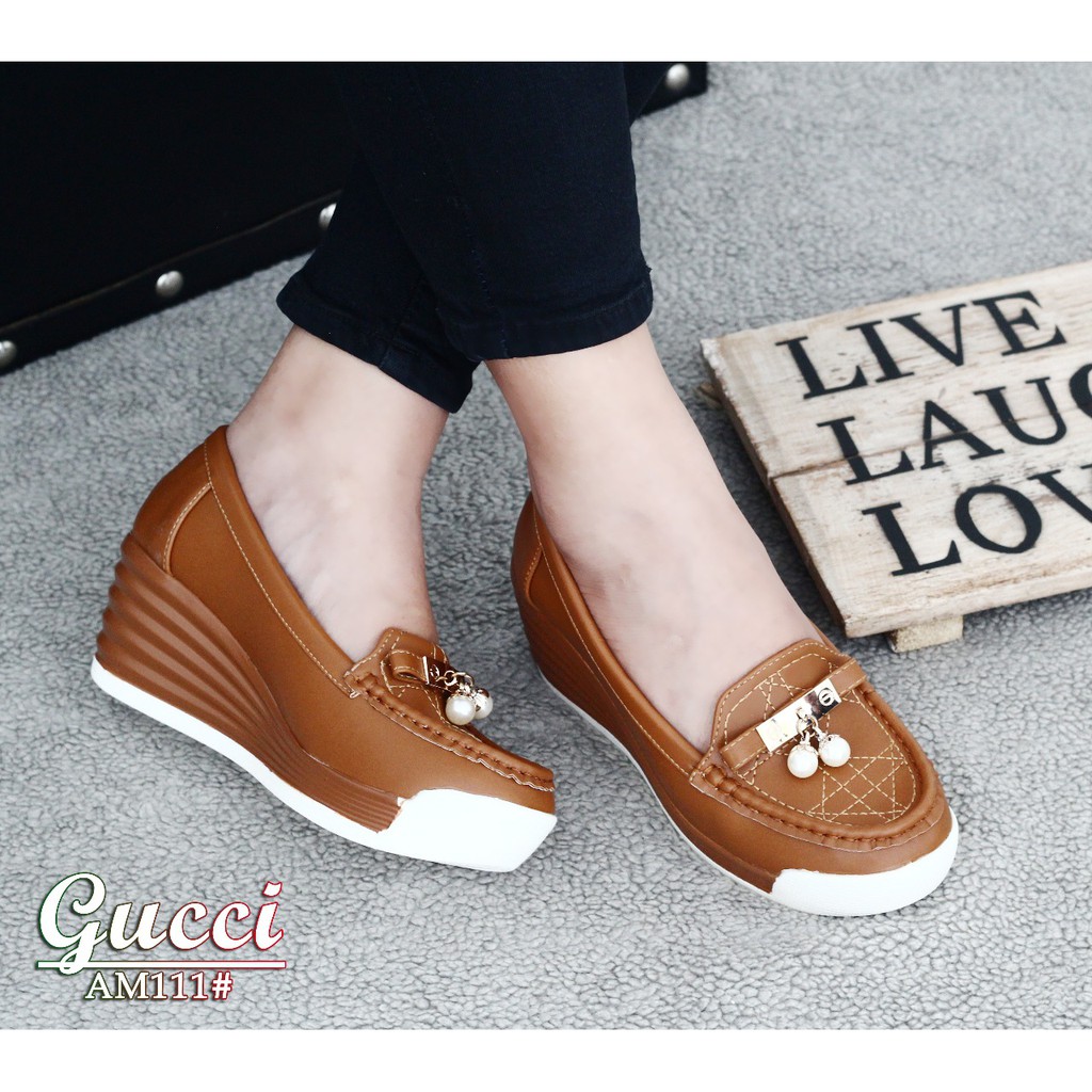 SHOES GUCCI Kualitas Semprem kode AM111# Berat 0,5kg (inclube box) Heels 5cm